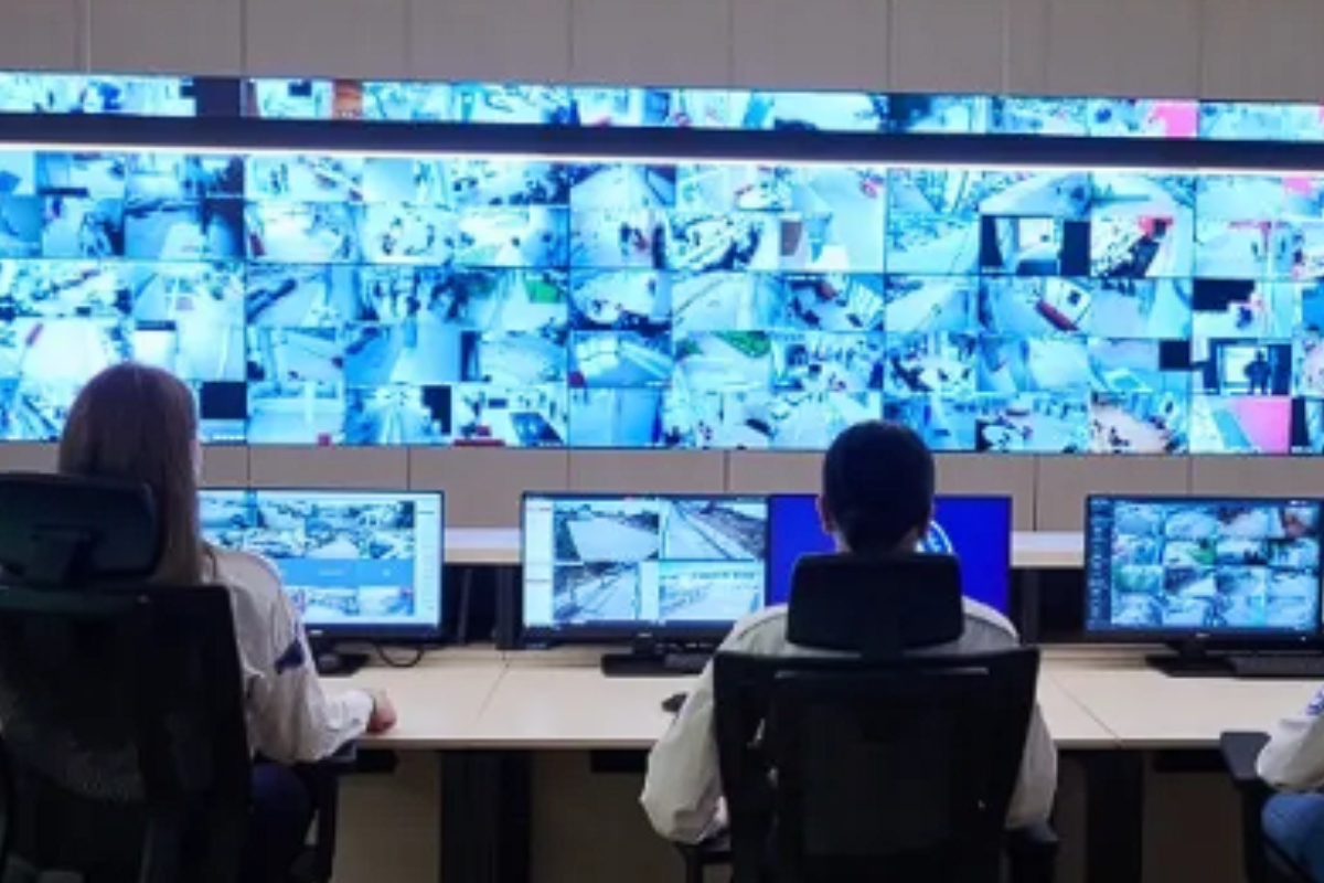 CCTV monitoring room